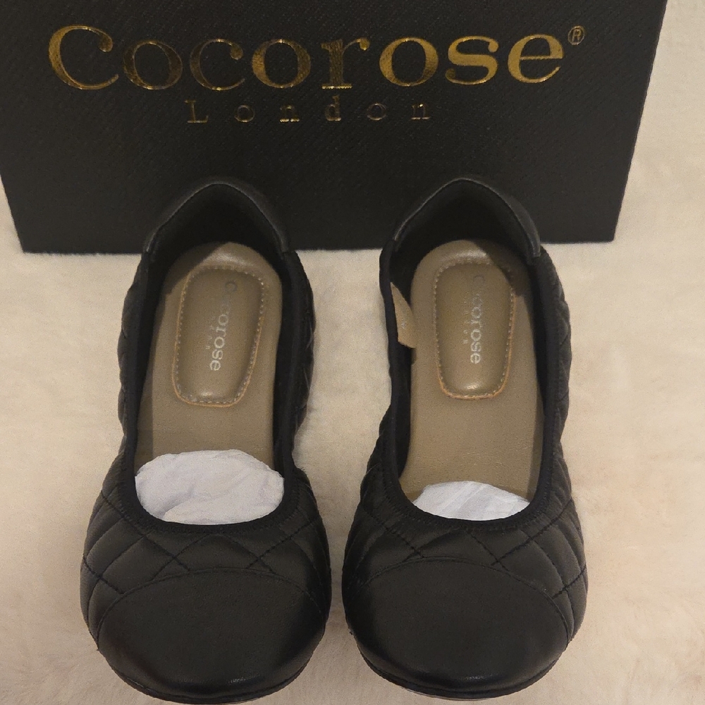 Black Quilted Women's Shoes
